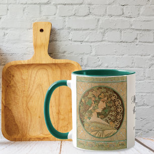 Caneca Ivy & Laurel Alphonse Mucha