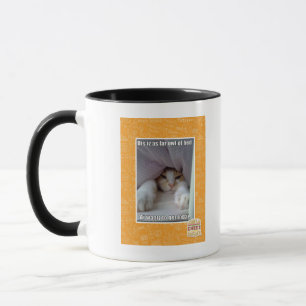 Caneca Iz do Dis como distante o owt da cama.