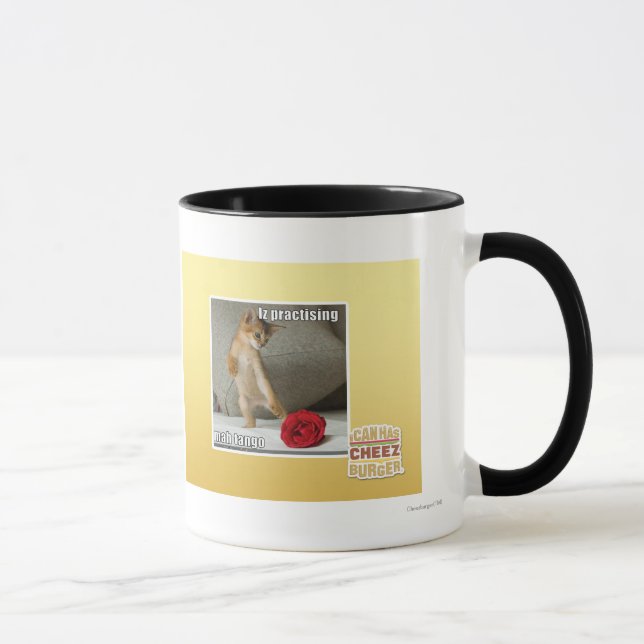 Caneca Iz que pratica o tango do mah (Direita)