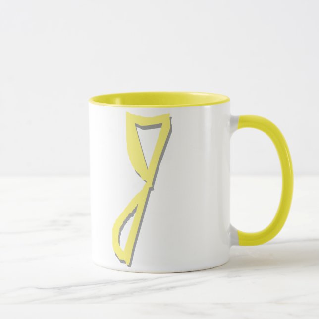 Caneca J (Amarelo) (Direita)