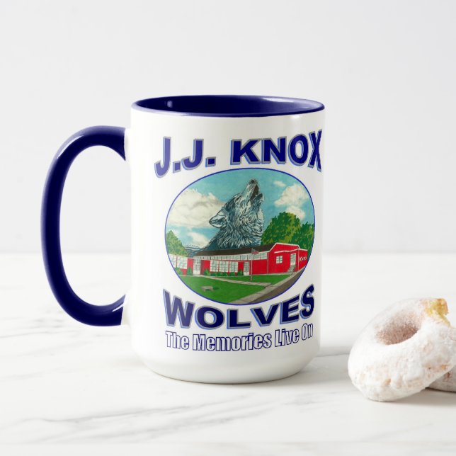 Caneca J.J. KNOX WOLVES: "Cante Agora Ligado" (Com Donut)