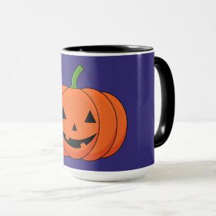 Caneca Jack-O'-Lanterna Pumpkin Halloween