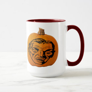 Caneca Jack O'Lanterna Vampiro Enfrentado Pumpkin Hallowe