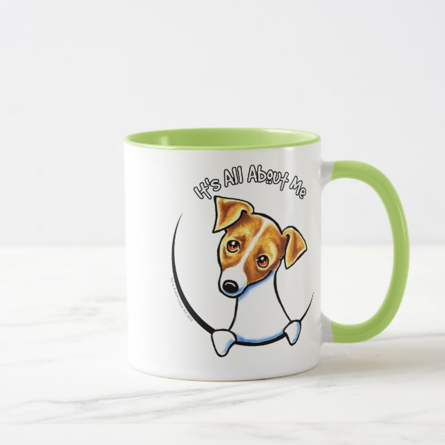 Caneca Jack Russell Terrier IAAM Off-Leash Art™ (Direita)