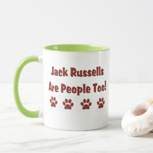 Caneca Jack Russells São Pessoas Demais