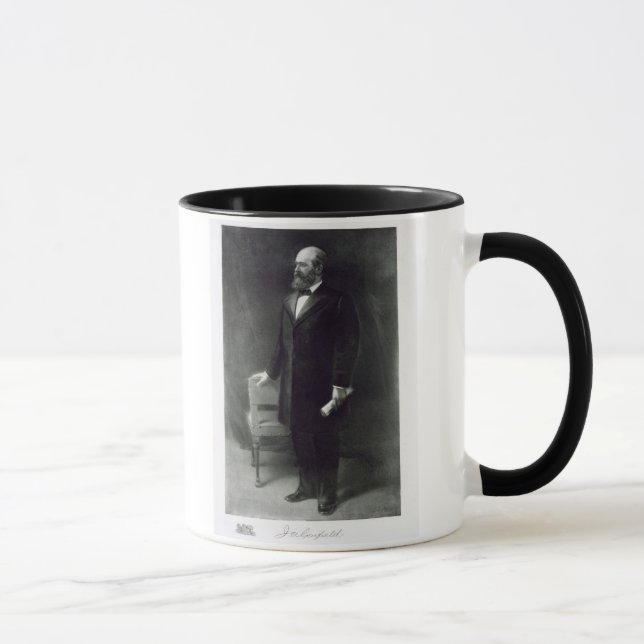 Caneca James A. Garfield, 20o presidente da rua unida (Direita)