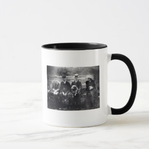 Caneca James e Lytton Strachey com Thoby, Adrian