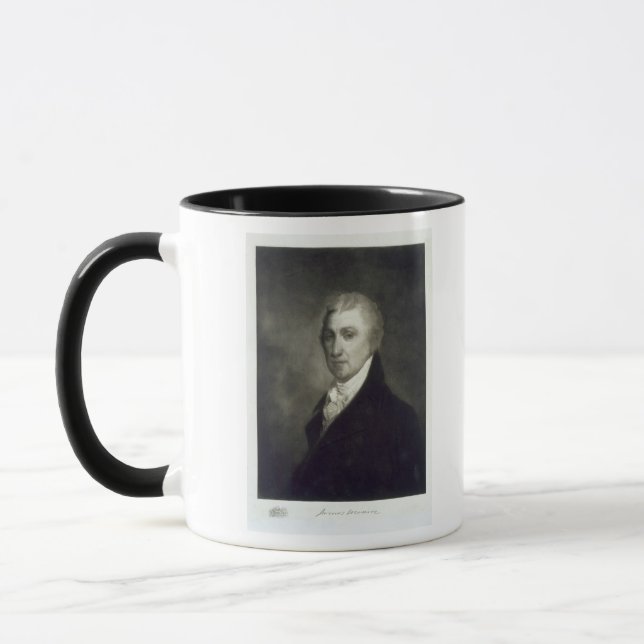 Caneca James Monroe, 5a Presidente dos Estados Unidos o (Esquerda)