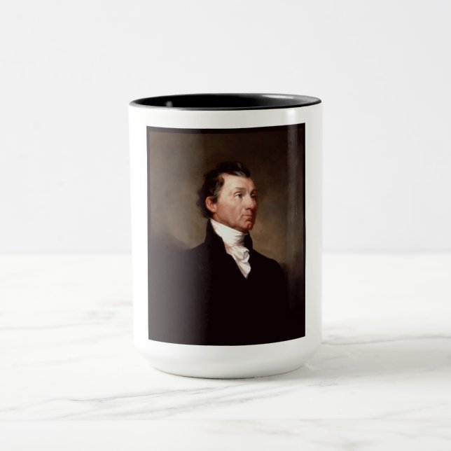 Caneca James Monroe Portrait, Presidente Anteamericano (Centro)