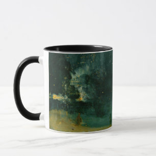 Caneca James Whistler - Noite em preto e Dourado