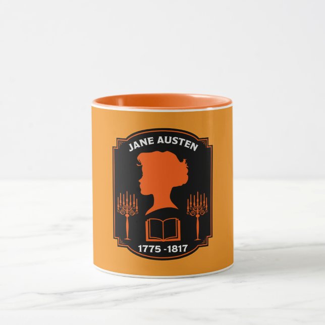 Caneca Jane Austen English Novelist (Centro)