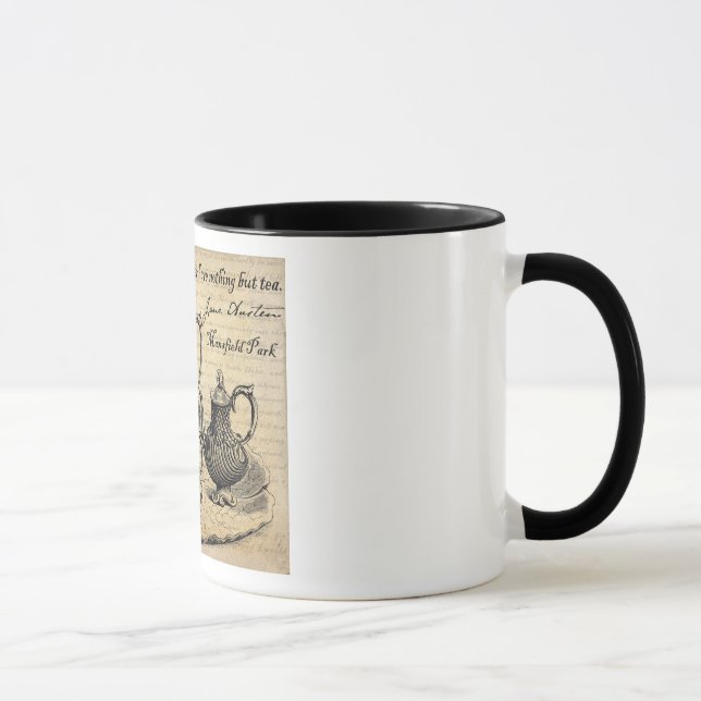 Caneca Jane Austen: Nada mas chá (Direita)