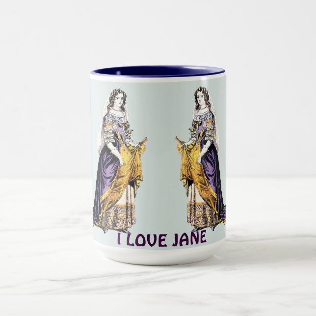 Caneca JANE ~ COSTUMES ~ A Lady of Means ~ 1660 ~ (Centro)