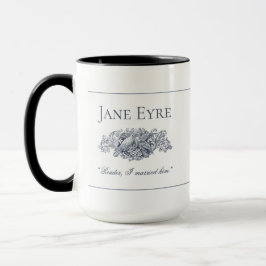 Caneca Jane Eyre - Leitor Que Eu Casei Com Ele - Doves