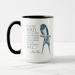 Caneca Jane Eyre - Não Sou Pássaro - Engula