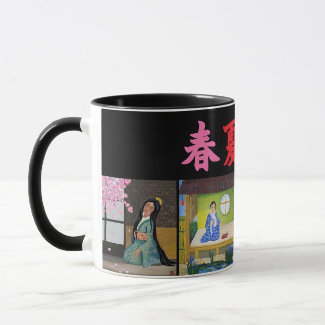 Caneca Japão - quatro estações (Esquerda)