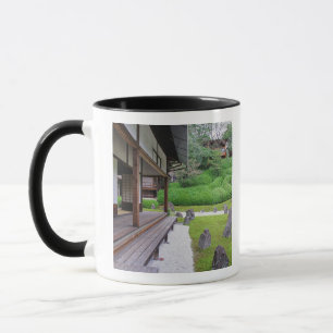 Caneca Japão, Quioto. Jardim de pedra em silêncio