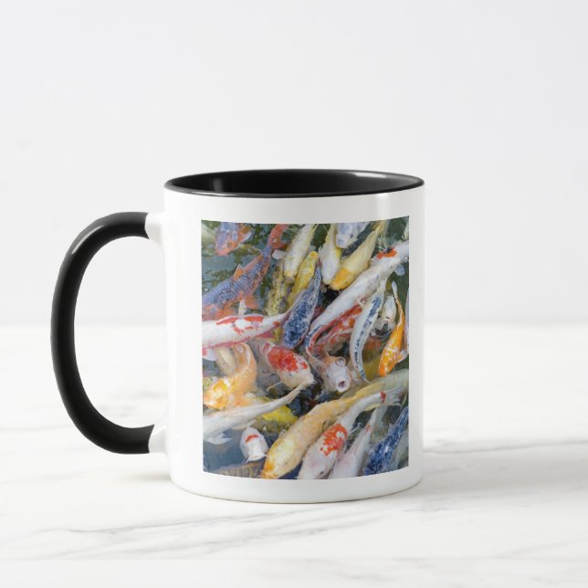 Caneca Japão, Tokyo, peixe da natação do fim-acima (Esquerda)