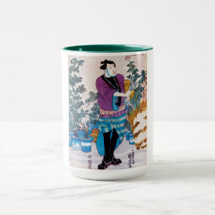 Caneca Japonês Bonsai Master, Kuniyoshi, Ukiyo-e