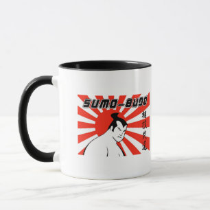 Caneca japonesa da arte do sumo-Budo
