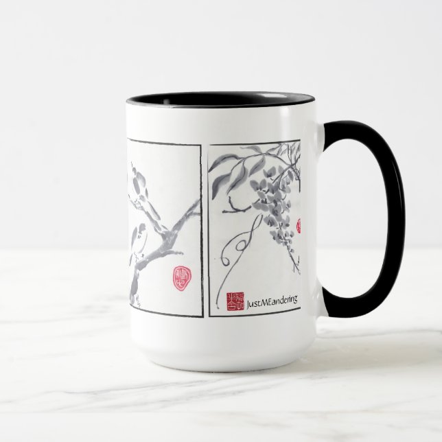 Caneca japonesa da tela de ZenNature (Direita)