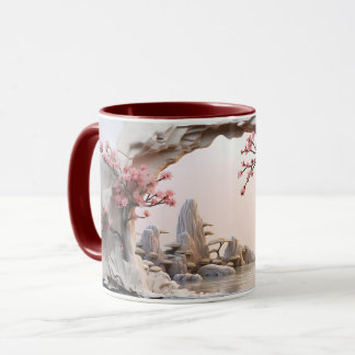 Caneca Jardim Chinês e Lama de Cereja Coffee Mug