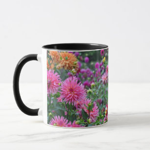 Caneca Jardim colorido das dálias