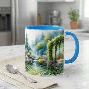 Caneca Jardim da Cachoeira Encantada Lago das Lírias
