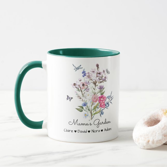 Caneca Jardim da mamãe personalizada (Com Donut)