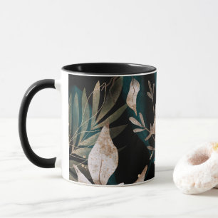 Caneca Jardim da Meia-Noite: Escuro Sai Com Dourado