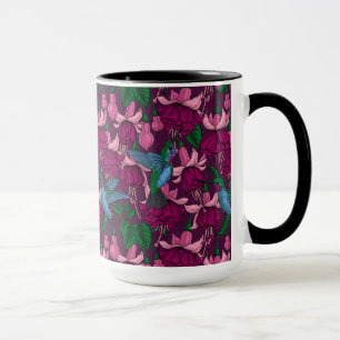 Caneca Jardim de beija-flor