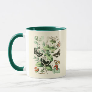 Caneca Jardim de Borboletas e Flores