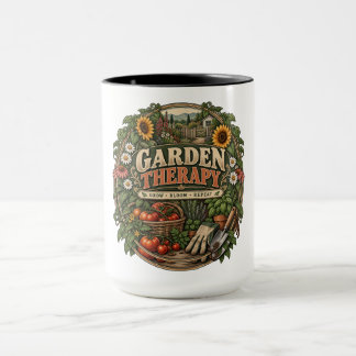 Caneca Jardim de Casa de Campo Vintage