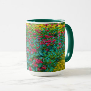 Caneca Jardim de Flor Misto/Vermelho Brilhante, amarelos