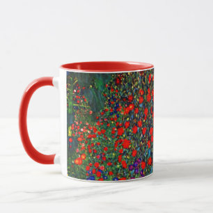 Caneca Jardim de Flores de Gustav Klimt