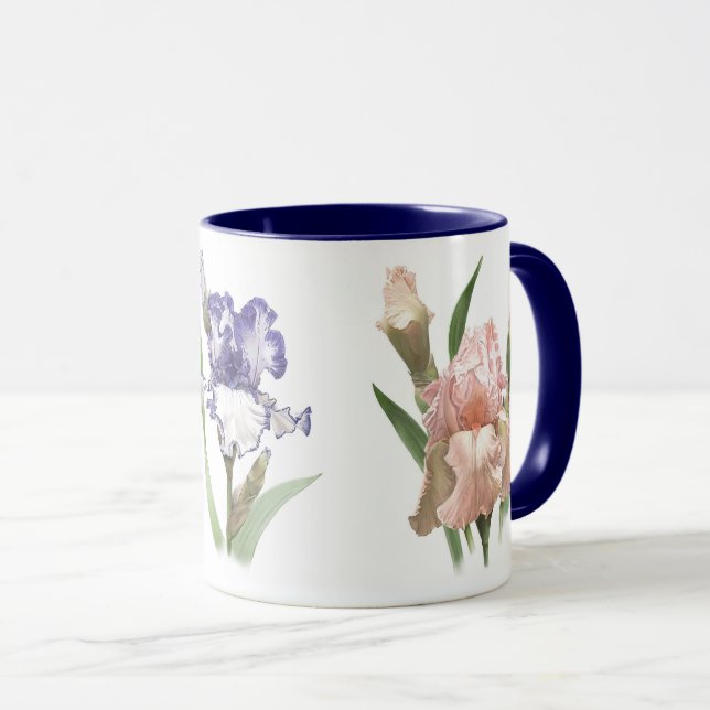 Caneca Jardim de Flores Íris (Frente Esquerda)