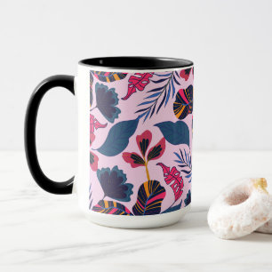 Caneca Jardim de Folhas Tropicais