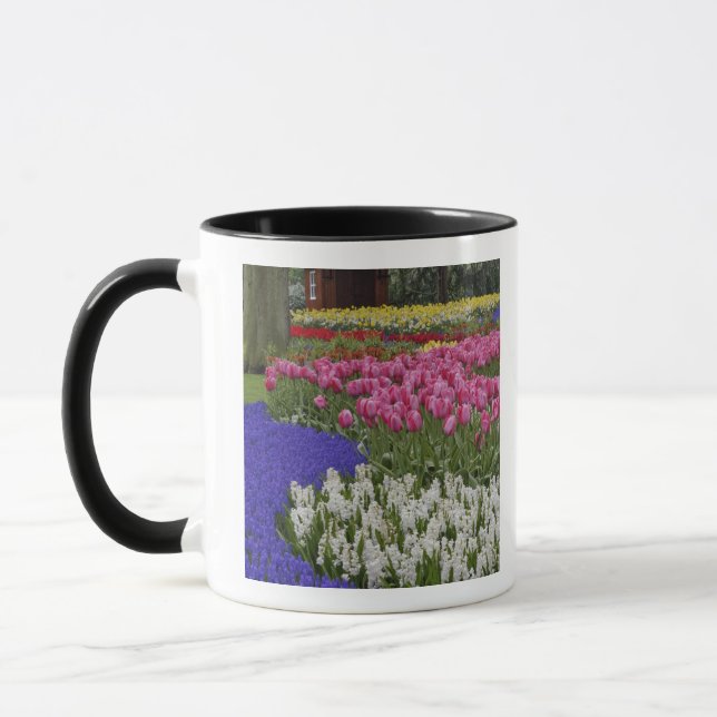 Caneca Jardim de jacintos de uva, jacintos e tulipas, (Esquerda)