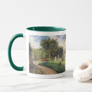 Caneca Jardim de Les Mathurins em Pontoise por Pissarro