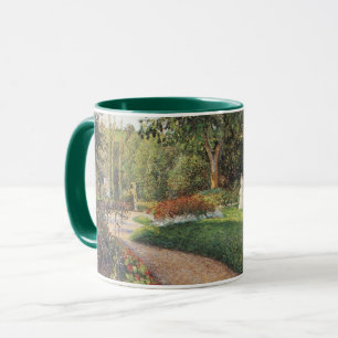 Caneca Jardim de Les Mathurins em Pontoise por Pissarro