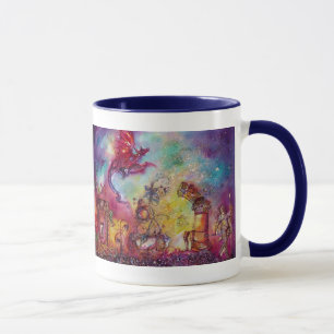 CANECA JARDIM DE SOMBRAS PERDIDAS/DRAGÃO VERMELHO VOANTE
