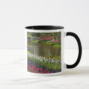 Caneca Jardim de tulipas e jacintos, Jardins Keukenhof, 2