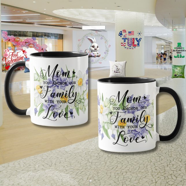 Caneca "Jardim do Amor" do Dia das Mães (Criador carregado)