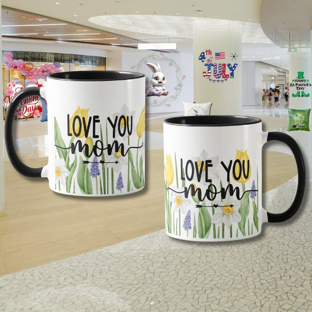 Caneca "Jardim do Amor" do Dia das Mães (Criador carregado)