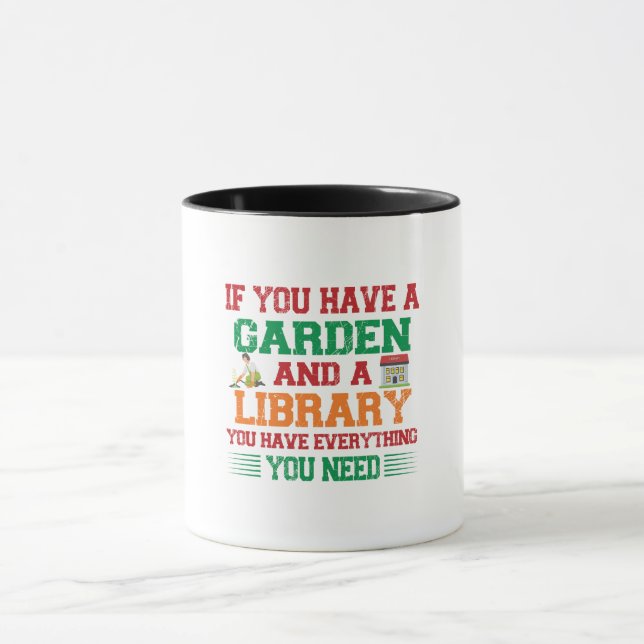 Caneca Jardim e Biblioteca é tudo que você precisa (Centro)