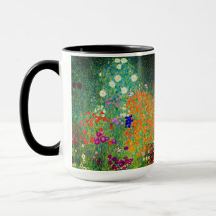 Caneca Jardim Flor Gustav Klimt