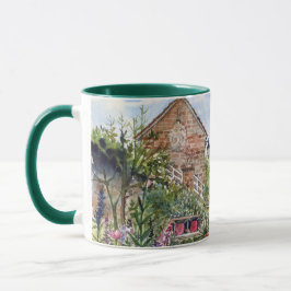 Caneca Jardim Inglês de Flores Silvestres de Verão em Yor