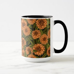 Caneca Jardim Orange Dahlia