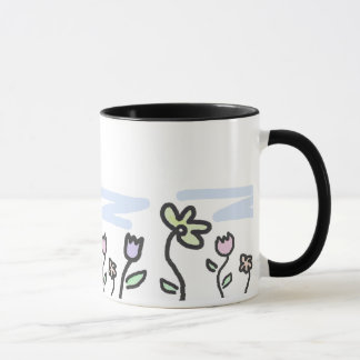 Caneca Jardim Pastel