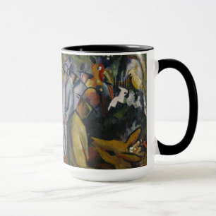 Caneca Jardim zoológico de August Macke   mim